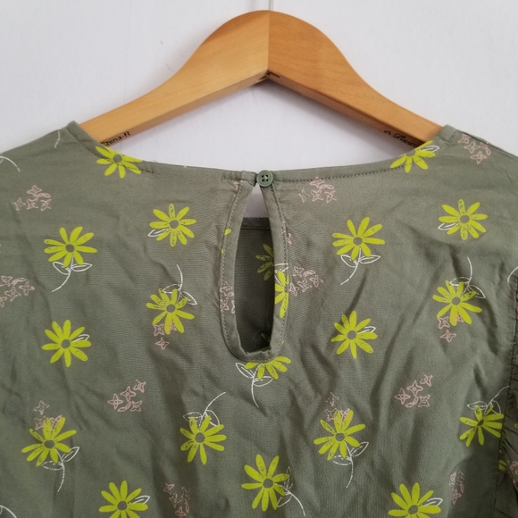 NWT Thereabouts Green Floral Blouse Size 3X - Picture 6 of 10
